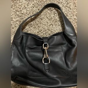 Dooney & Bourke leather hobo shoulder handbag